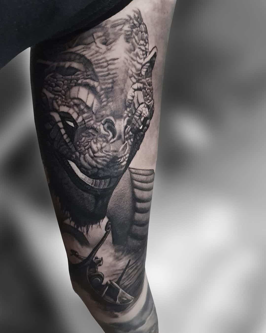 RaviLassi Tattoo Artist  Work in progress with this horror viking leg  sleeve bnginksociety bishoprotary intenzeink tattoo ravilassi  houseofravi intenzepride  Facebook