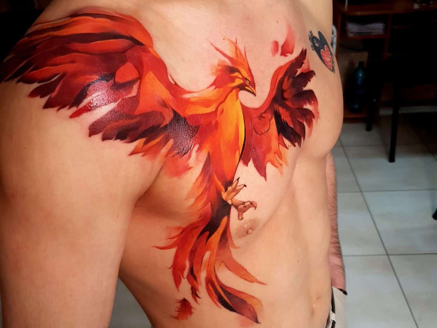 Amazon.com : Dopetattoo 6 Sheets Temporary Tattoo Phoenix Fake Phoenix  tattoos for Women Adults Neck Arm Chest : Beauty & Personal Care