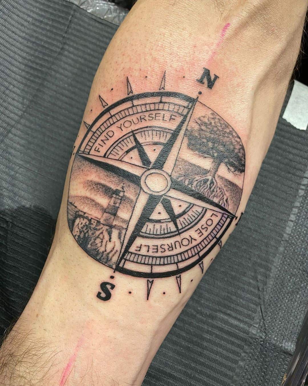 Compass Tattoo | Temporary Tattoos Tagged 