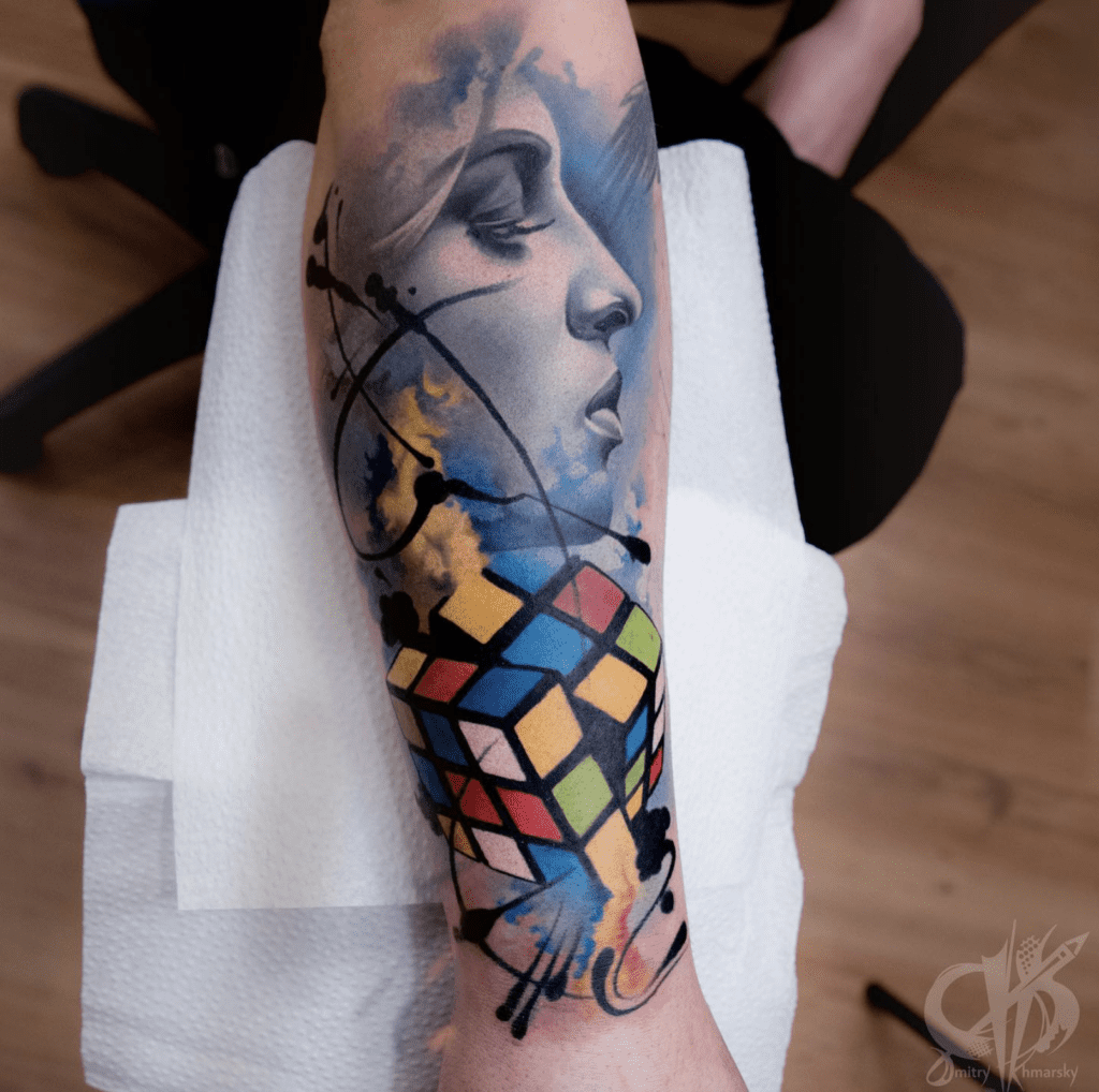 abstract tattoo