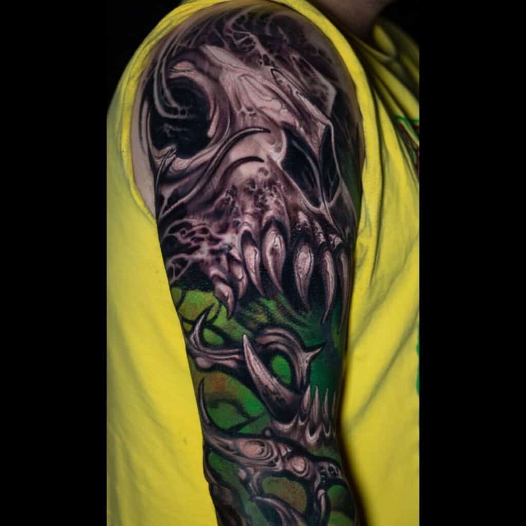 spawn tattoo sleeve