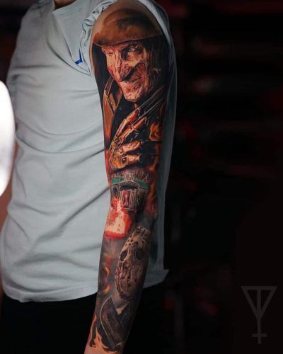 30 Great Full Sleeve Tattoos by Maksims Zotovs
