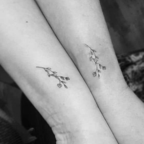 zijde Vlucht album Small Flower Tattoo - Inksane Tattoo & piercing