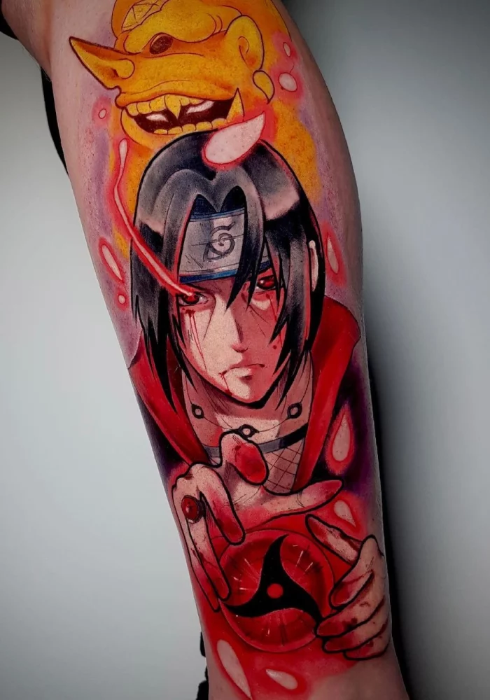 Small anime lady tattoo  Tattoogridnet