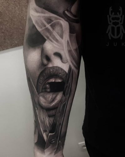 fotorealisme Tattoo & piercing